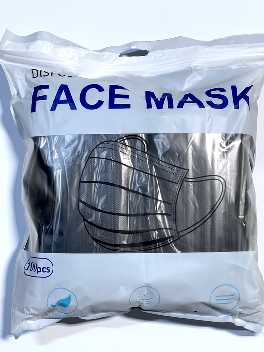 100 Count Disposable 3-Ply Face Masks
