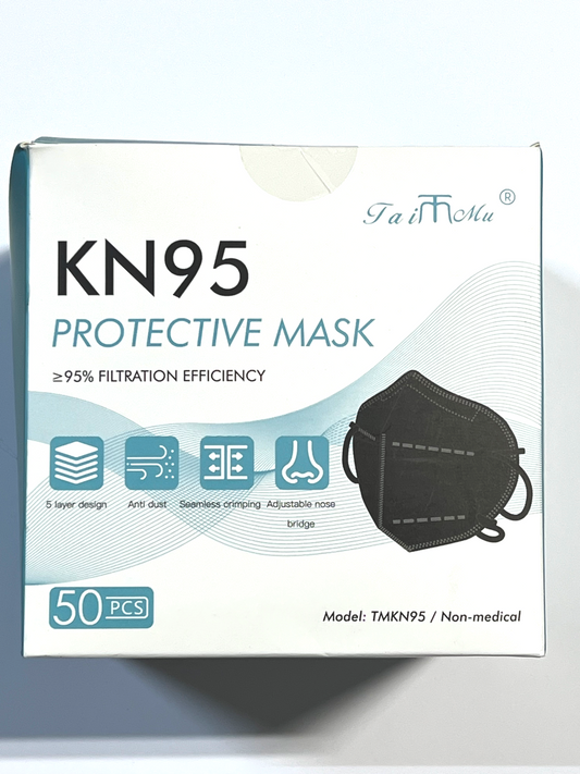 50 Count Disposable KN95 TaiMu Face Masks
