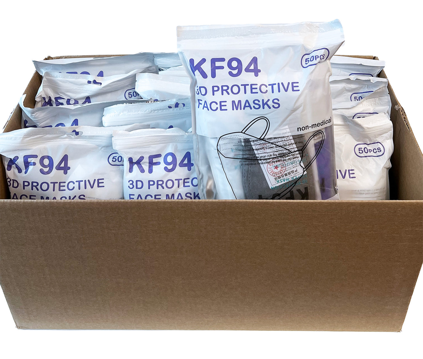 BULK ORDER: 700 Count Disposable KF94 3D Protective Face Masks