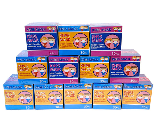 BULK ORDER: 360 Count Disposable KN95 Kids Face Masks GB2626-2019