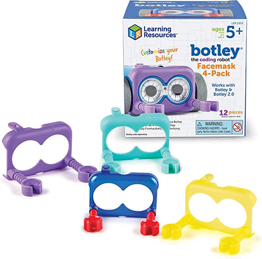 Botley The Coding Robot Face Mask 4-Pack