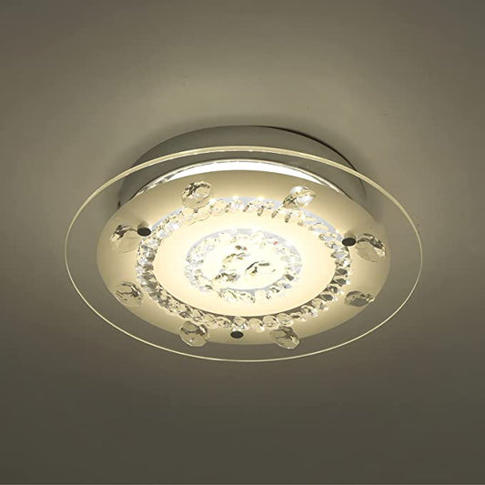Wvsrbyr Flush Mount LED Light Fixture for Kitchen, Bath, & Hall
