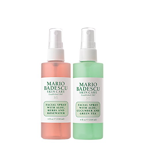 Mario Badescu 2-Pack Facial Spray Herbs & Rosewater / Cucumber & Green Tea