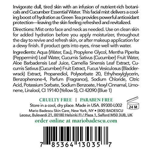 Mario Badescu 2-Pack Facial Spray Herbs & Rosewater / Cucumber & Green Tea