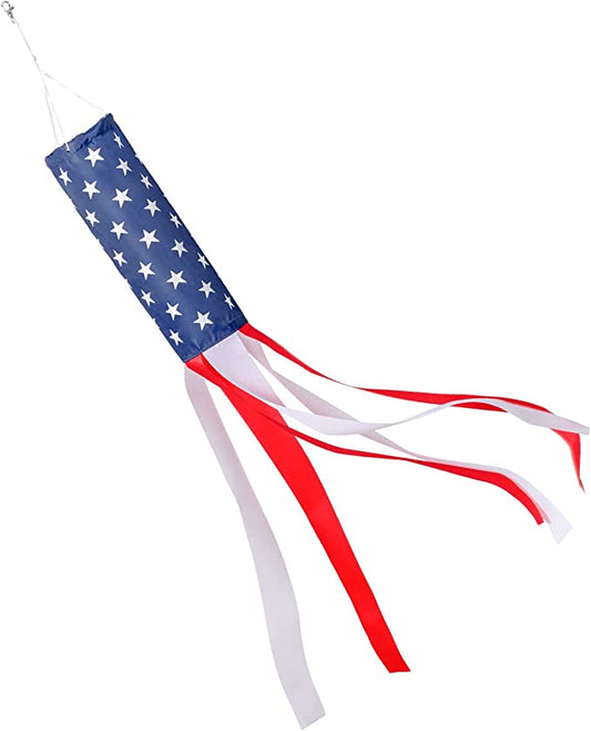 YEAHOME 40-inch US Flag Nylon Windsock